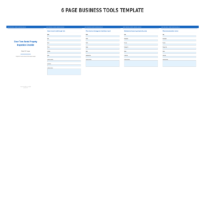 Short Term Rental Property Inspection Checklist