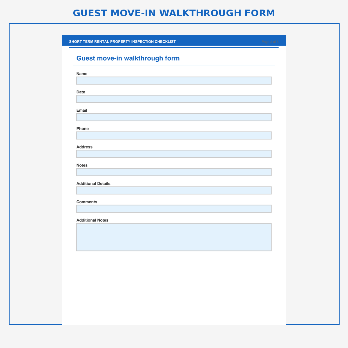 Short Term Rental Property Inspection Checklist - Image 2