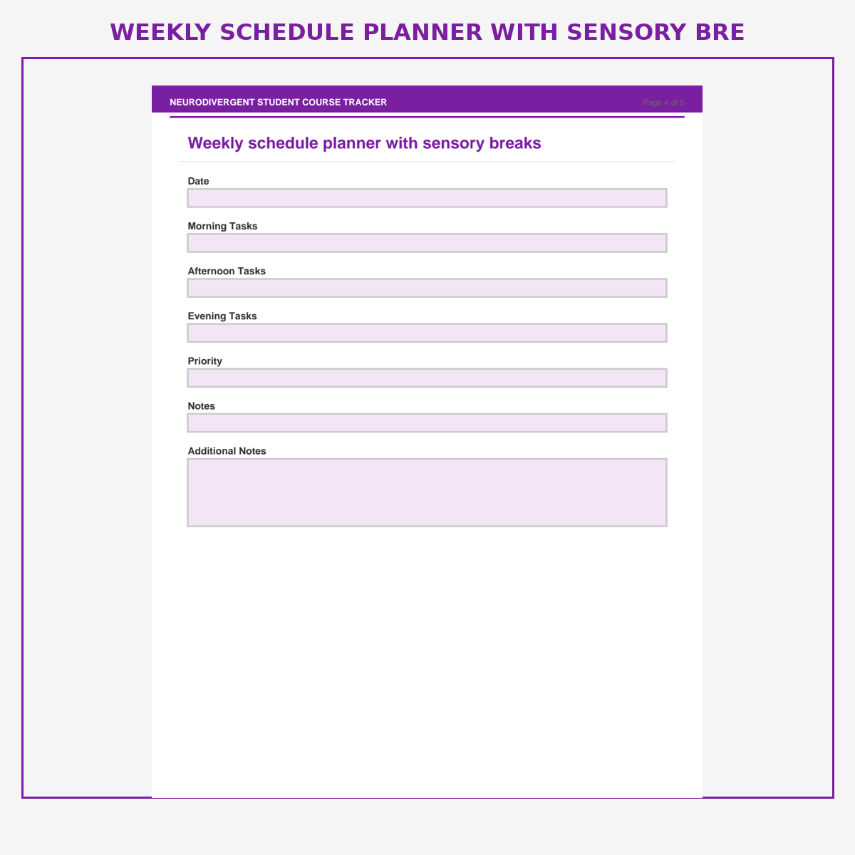 Neurodivergent Student Course Tracker - Image 5