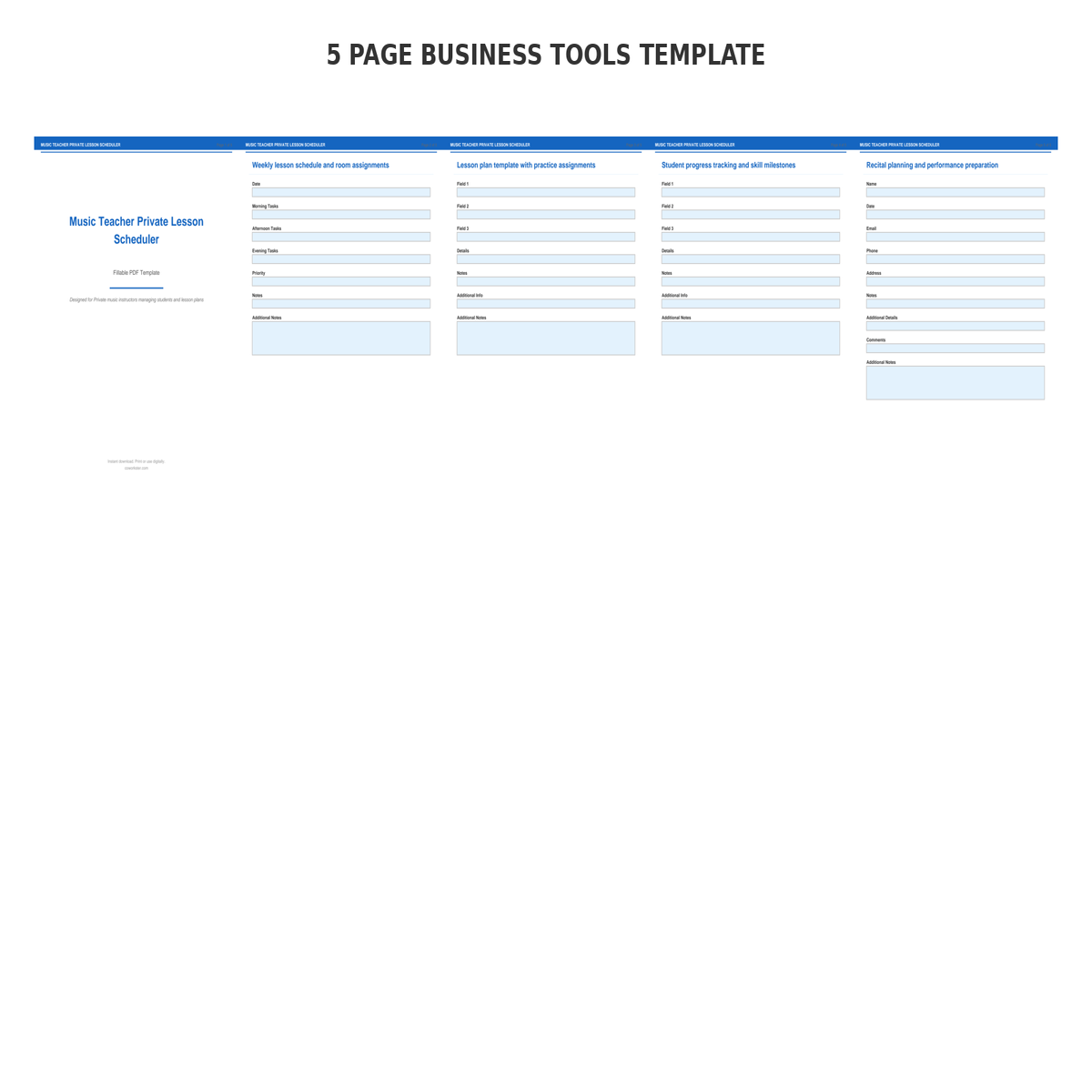 Music Teacher Private Lesson Scheduler - Image 2