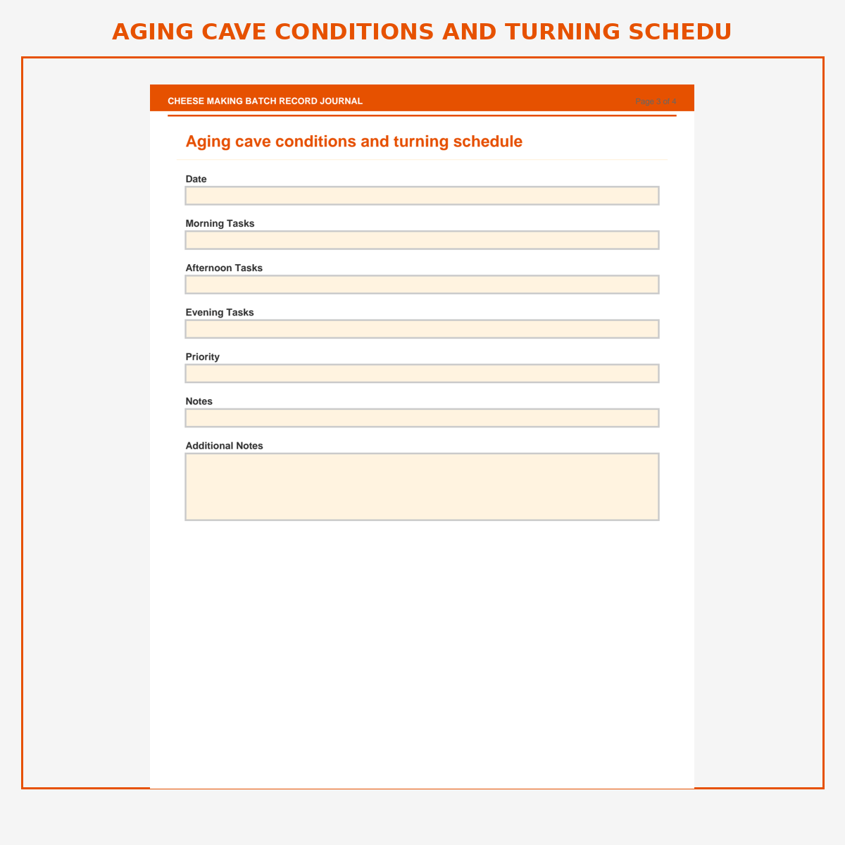 Cheese Making Batch Record Journal - Image 4