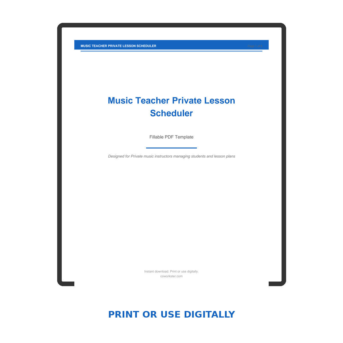 Music Teacher Private Lesson Scheduler - Image 7