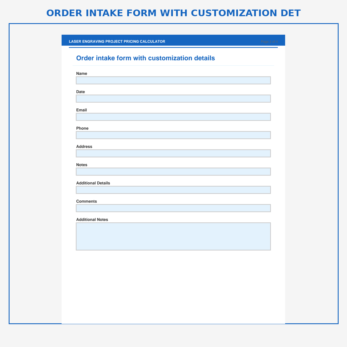 Laser Engraving Project Pricing Calculator - Image 3
