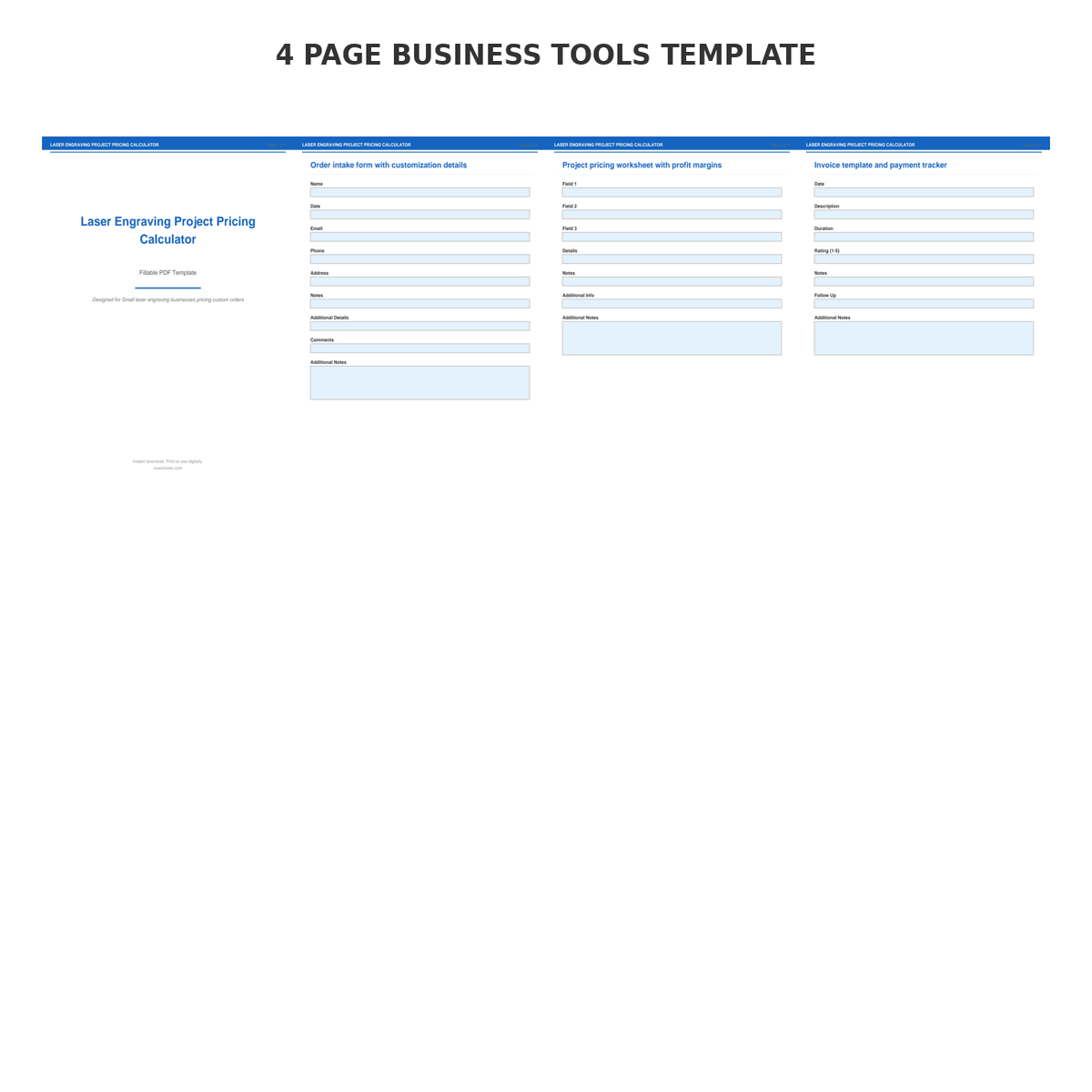 Laser Engraving Project Pricing Calculator - Image 2