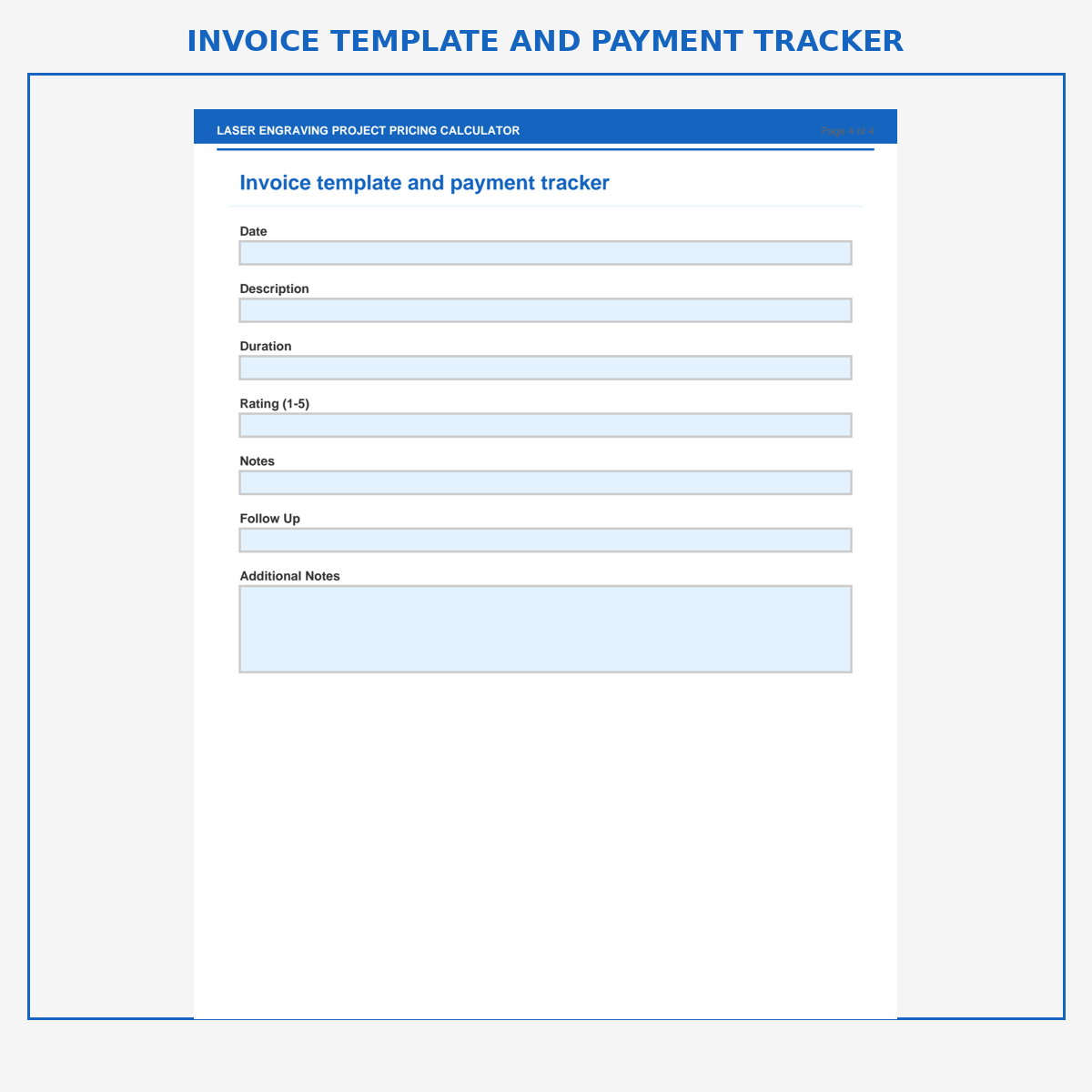Laser Engraving Project Pricing Calculator - Image 6