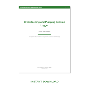 Breastfeeding and Pumping Session Logger