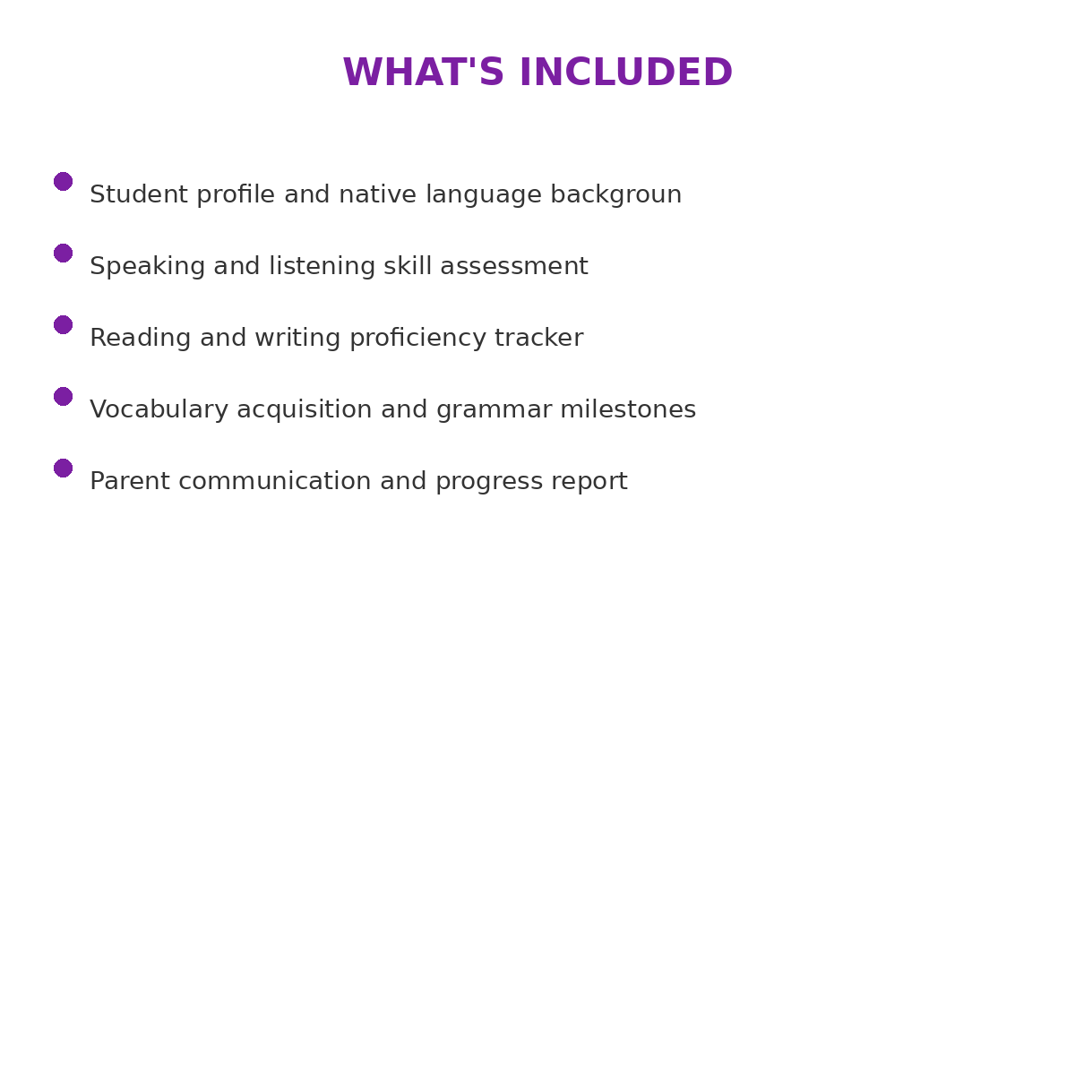 ESL Student Progress and Assessment Tracker - Image 5