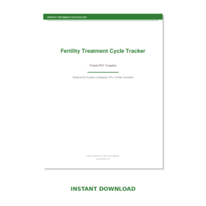 Fertility Treatment Cycle Tracker
