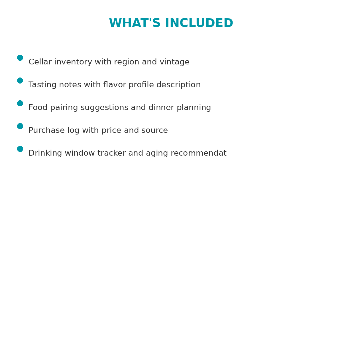 Home Wine Cellar Inventory and Tasting Log - Image 5