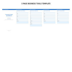 Personal Injury Accident Documentation Kit
