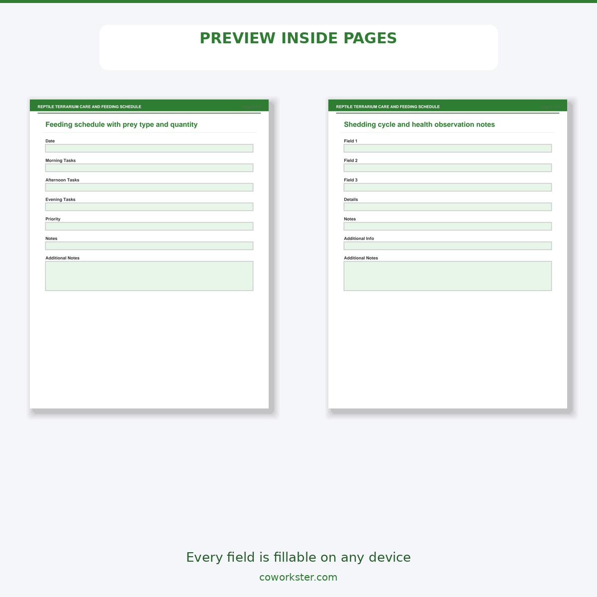 Reptile Terrarium Care and Feeding Schedule - Image 6