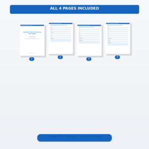 House Sitter Client Information and Task Checklist