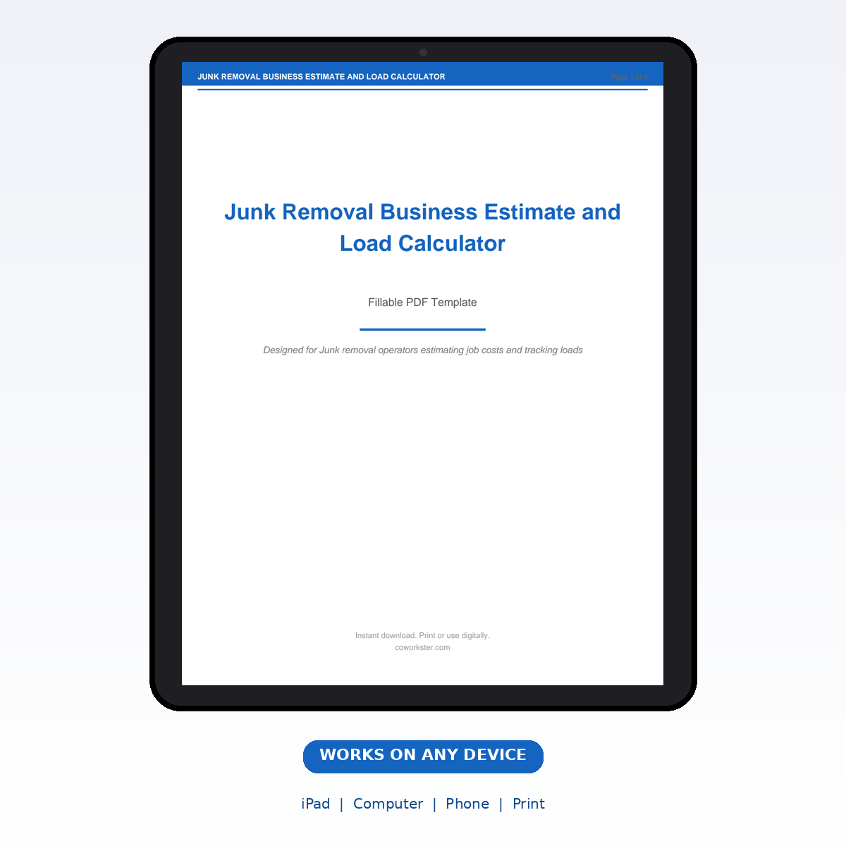 Junk Removal Business Estimate and Load Calculator - Image 6