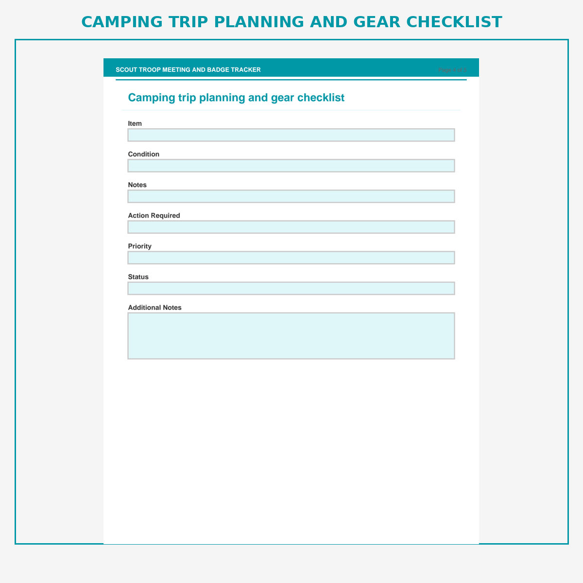 Scout Troop Meeting and Badge Tracker - Image 6