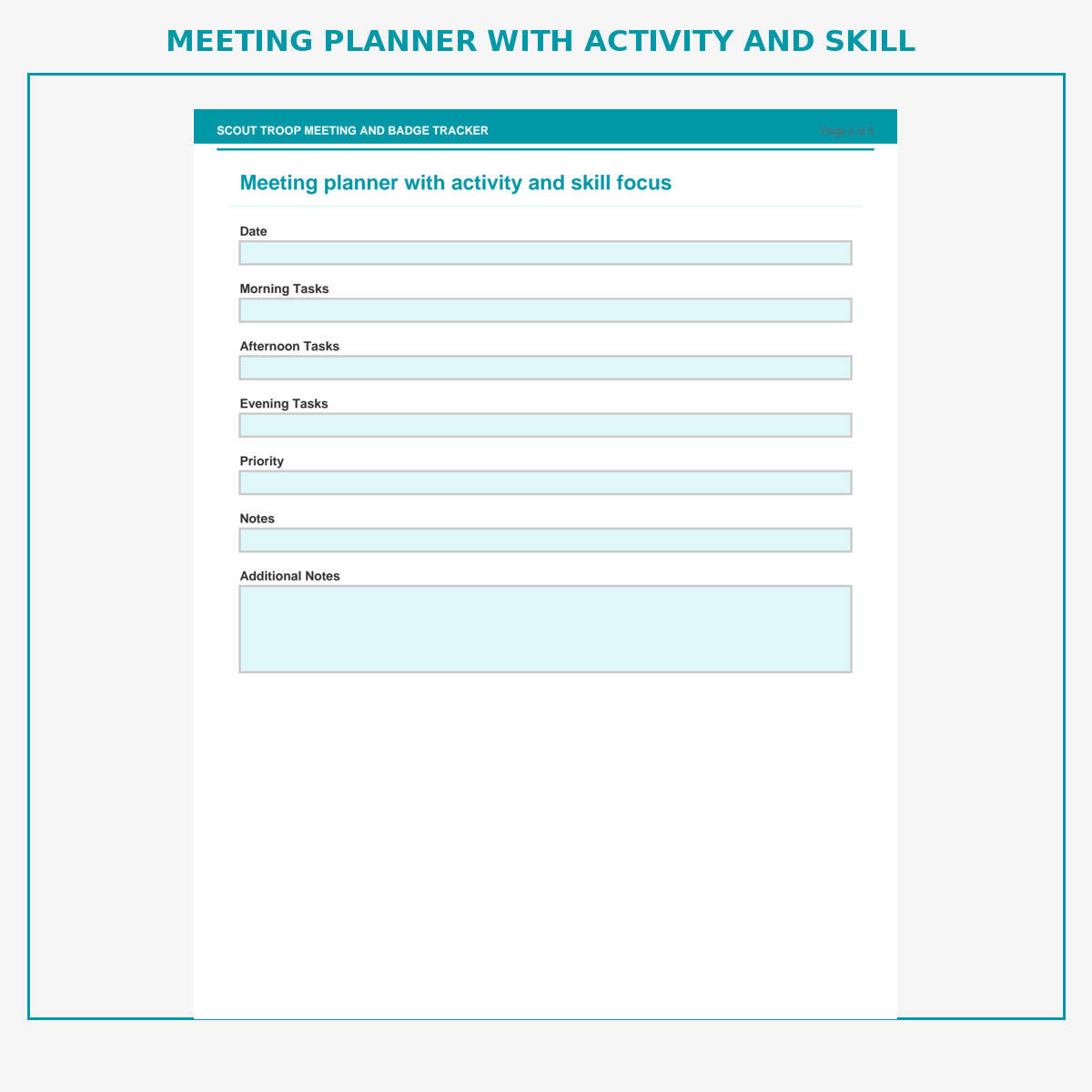 Scout Troop Meeting and Badge Tracker - Image 3
