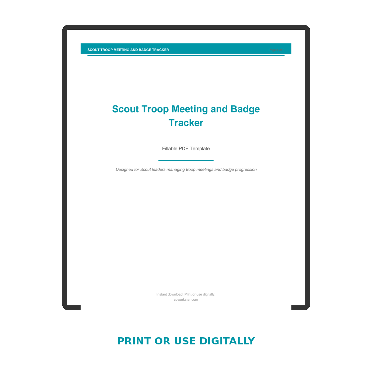 Scout Troop Meeting and Badge Tracker - Image 7