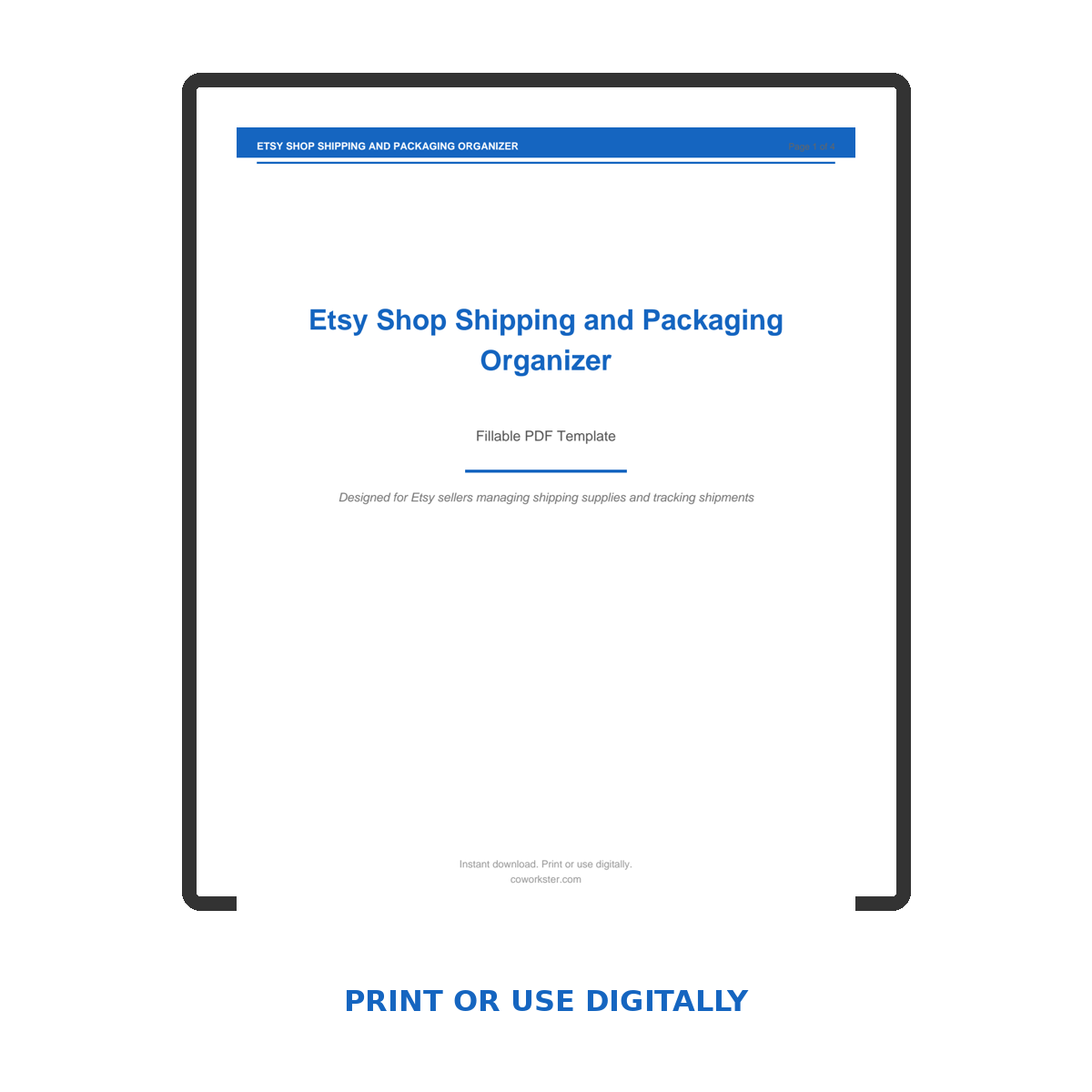 Etsy Shop Shipping and Packaging Organizer - Image 6