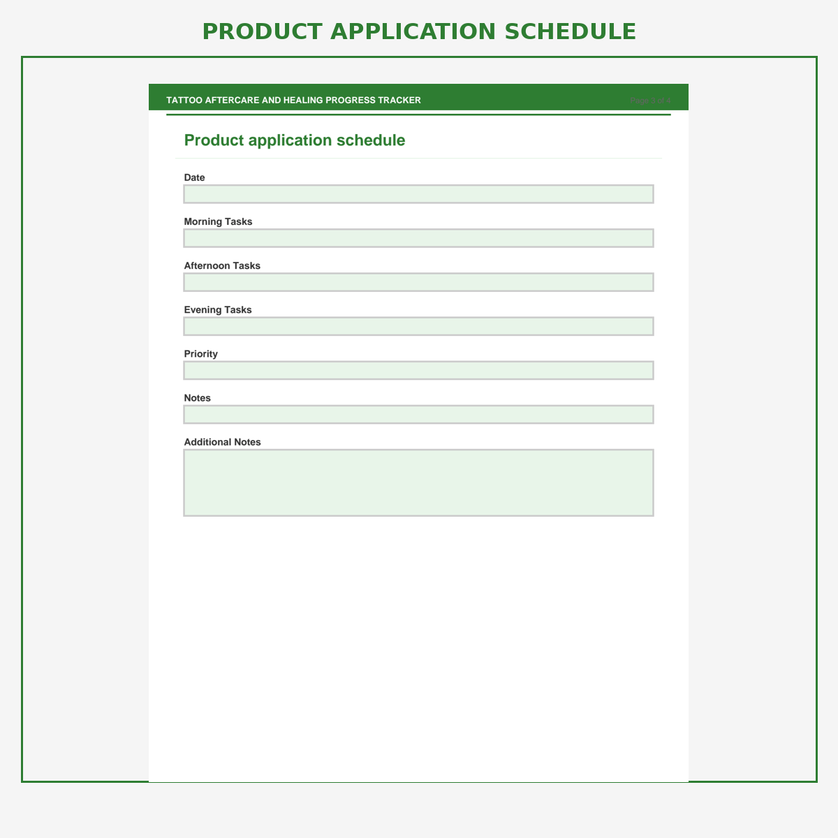 Tattoo Aftercare and Healing Progress Tracker - Image 3
