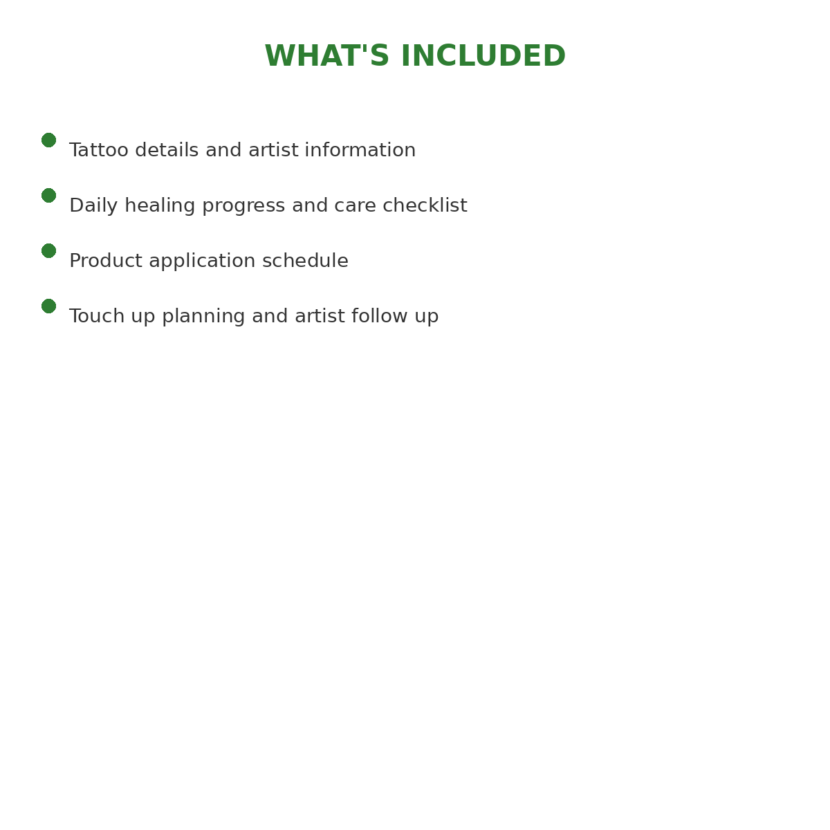 Tattoo Aftercare and Healing Progress Tracker - Image 4
