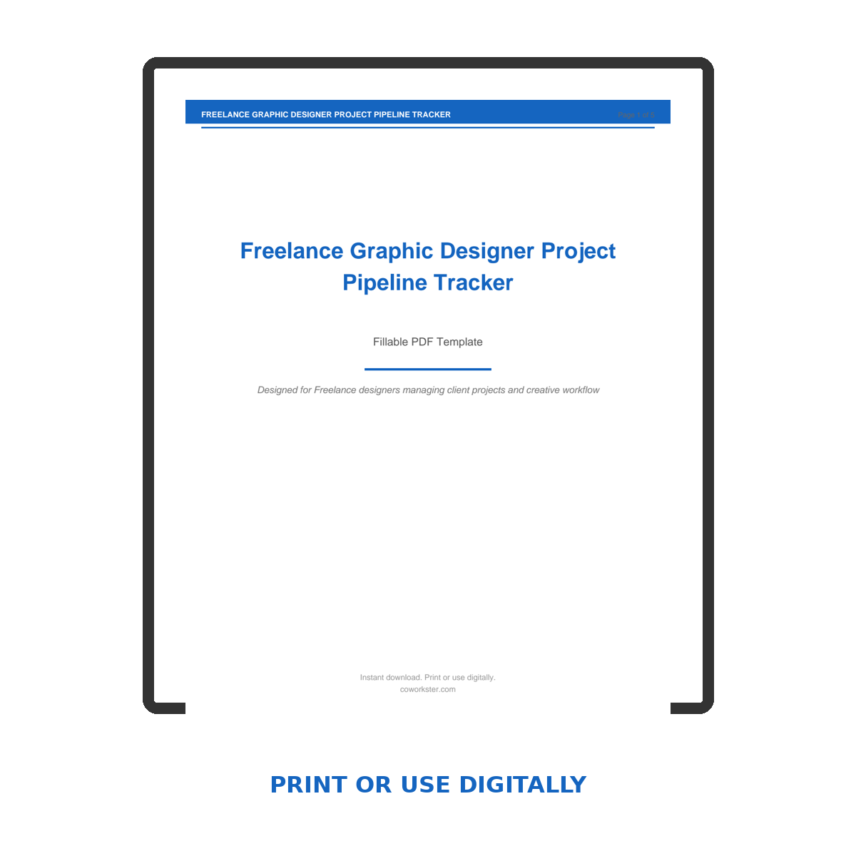 Freelance Graphic Designer Project Pipeline Tracker - Image 6