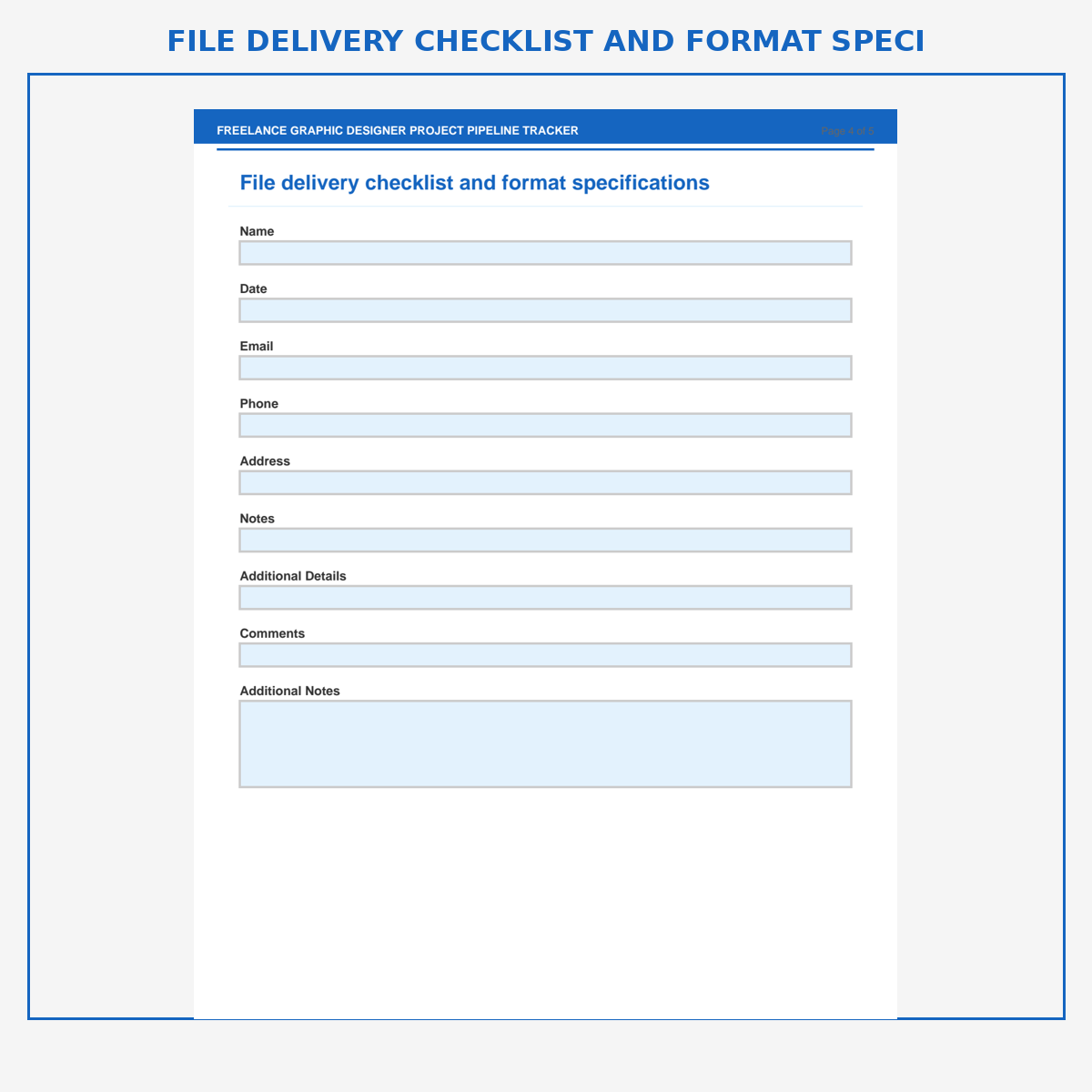 Freelance Graphic Designer Project Pipeline Tracker - Image 5