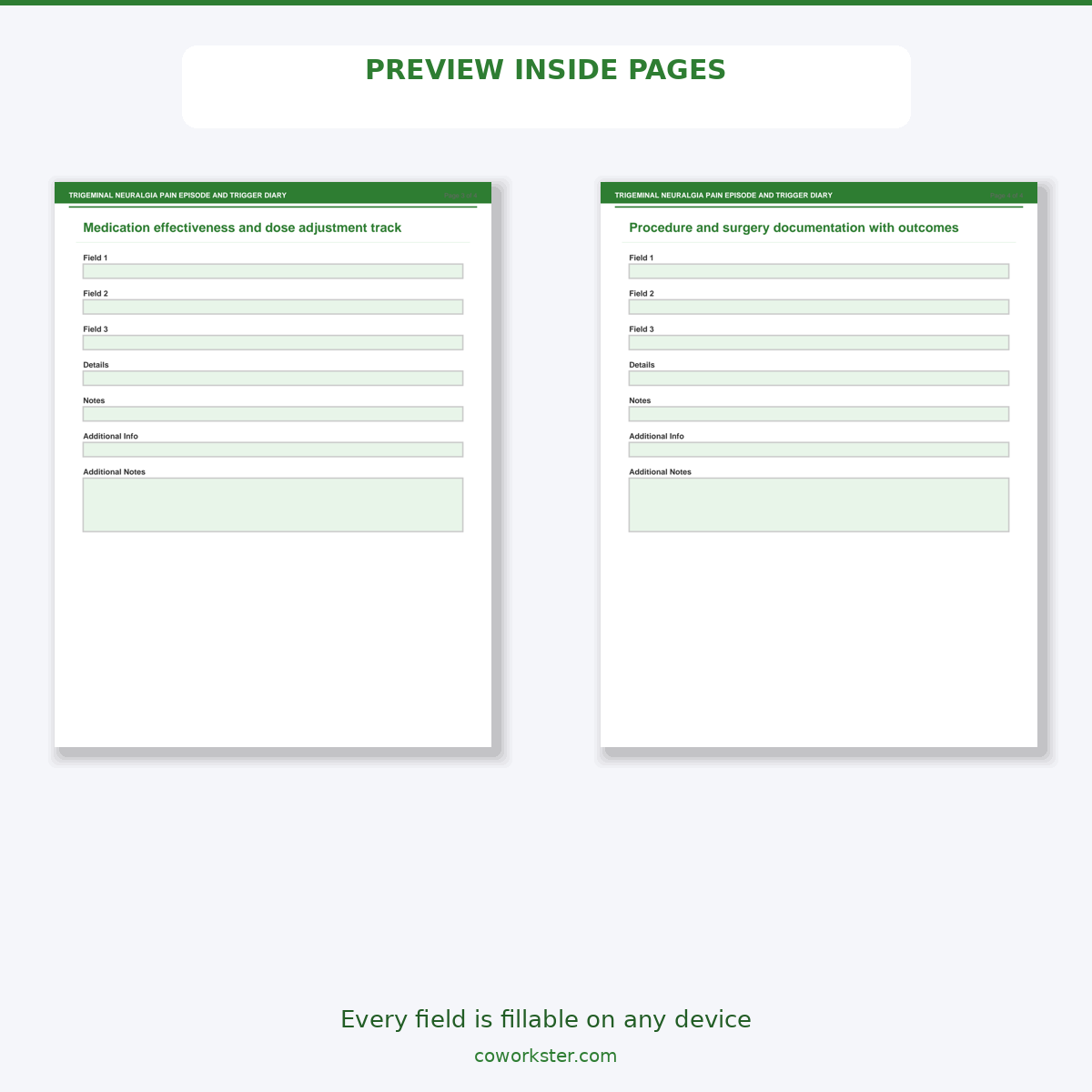 Trigeminal Neuralgia Pain Episode and Trigger Diary - Image 5