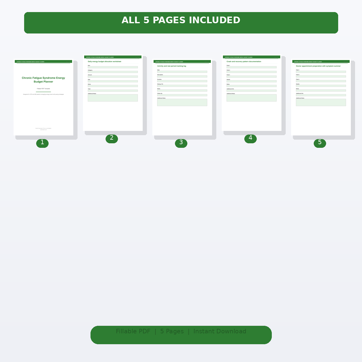 Chronic Fatigue Syndrome Energy Budget Planner - Image 2