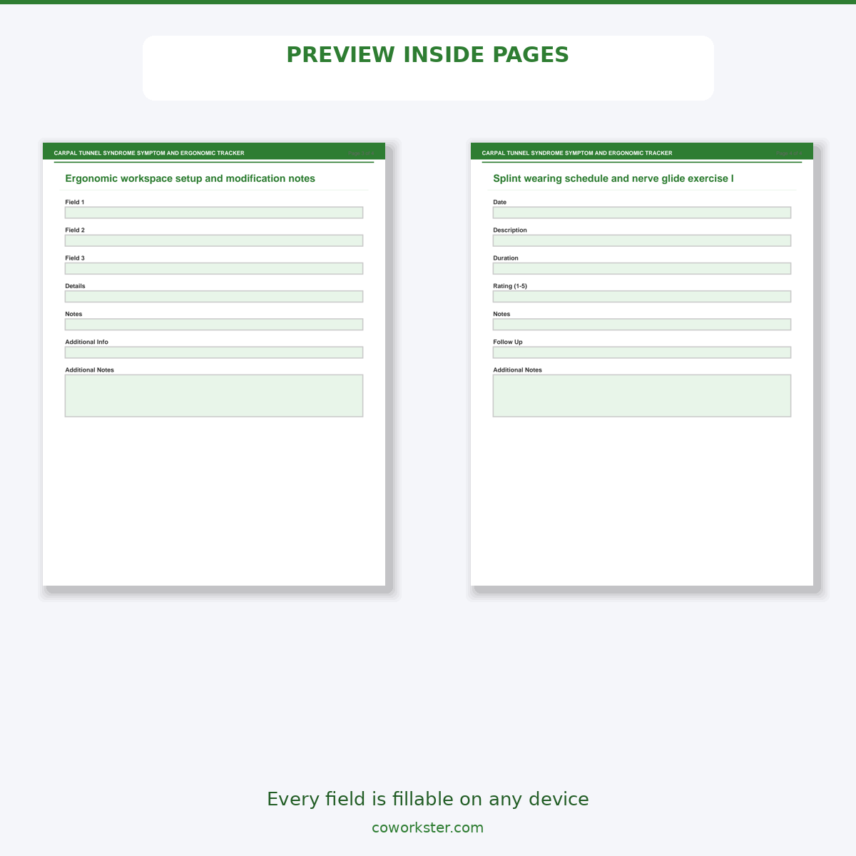 Carpal Tunnel Syndrome Symptom and Ergonomic Tracker - Image 6