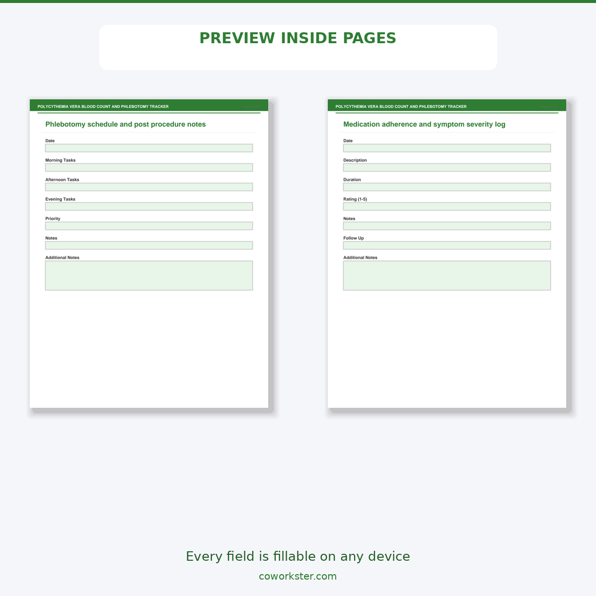 Polycythemia Vera Blood Count and Phlebotomy Tracker - Image 5