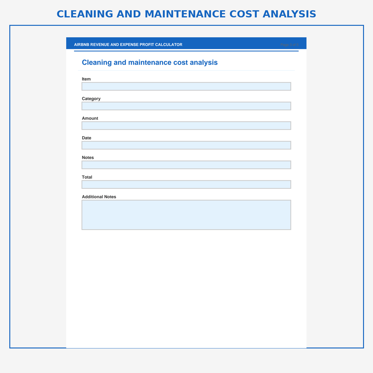 Airbnb Revenue and Expense Profit Calculator - Image 3