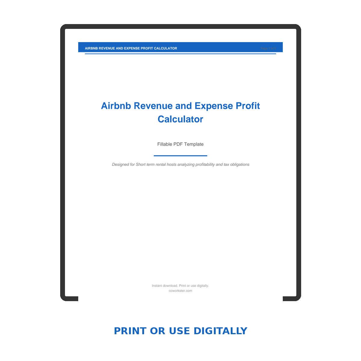 Airbnb Revenue and Expense Profit Calculator - Image 6