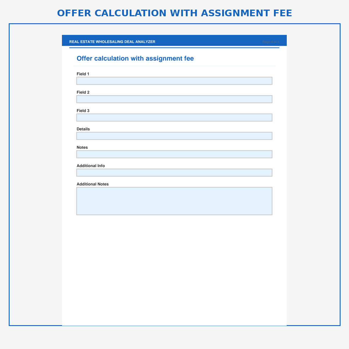 Real Estate Wholesaling Deal Analyzer - Image 6