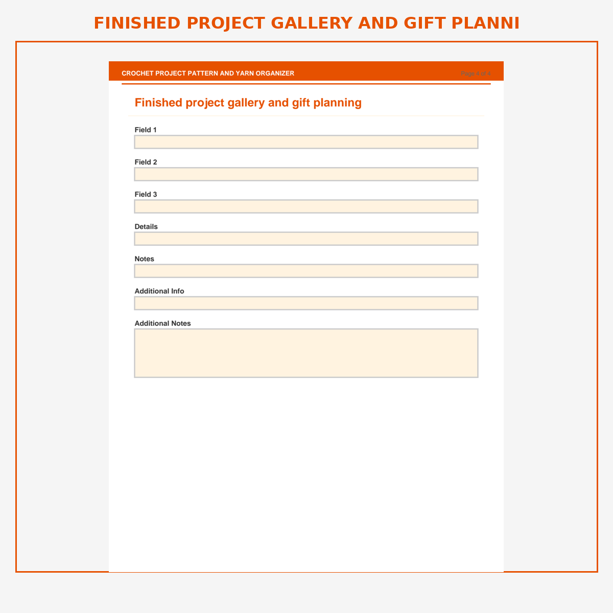Crochet Project Pattern and Yarn Organizer - Image 6