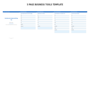 Electrician Job Estimate and Wiring Log