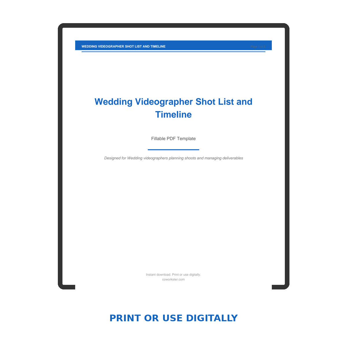 Wedding Videographer Shot List and Timeline - Image 6