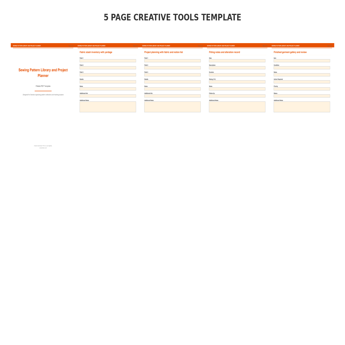 Sewing Pattern Library and Project Planner - Image 2