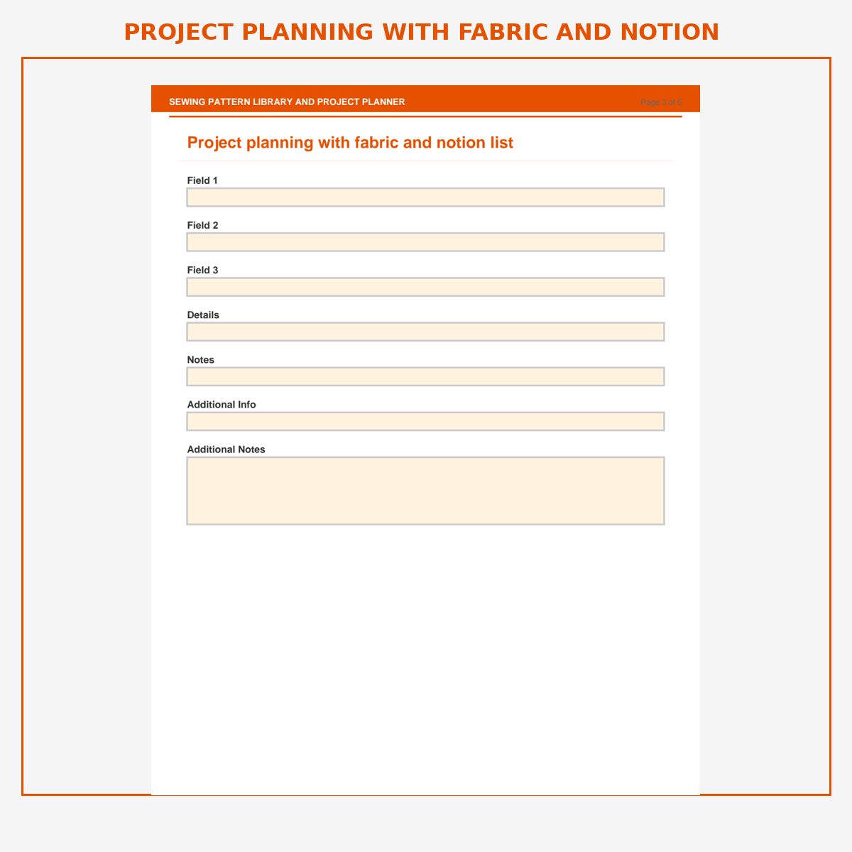Sewing Pattern Library and Project Planner - Image 4