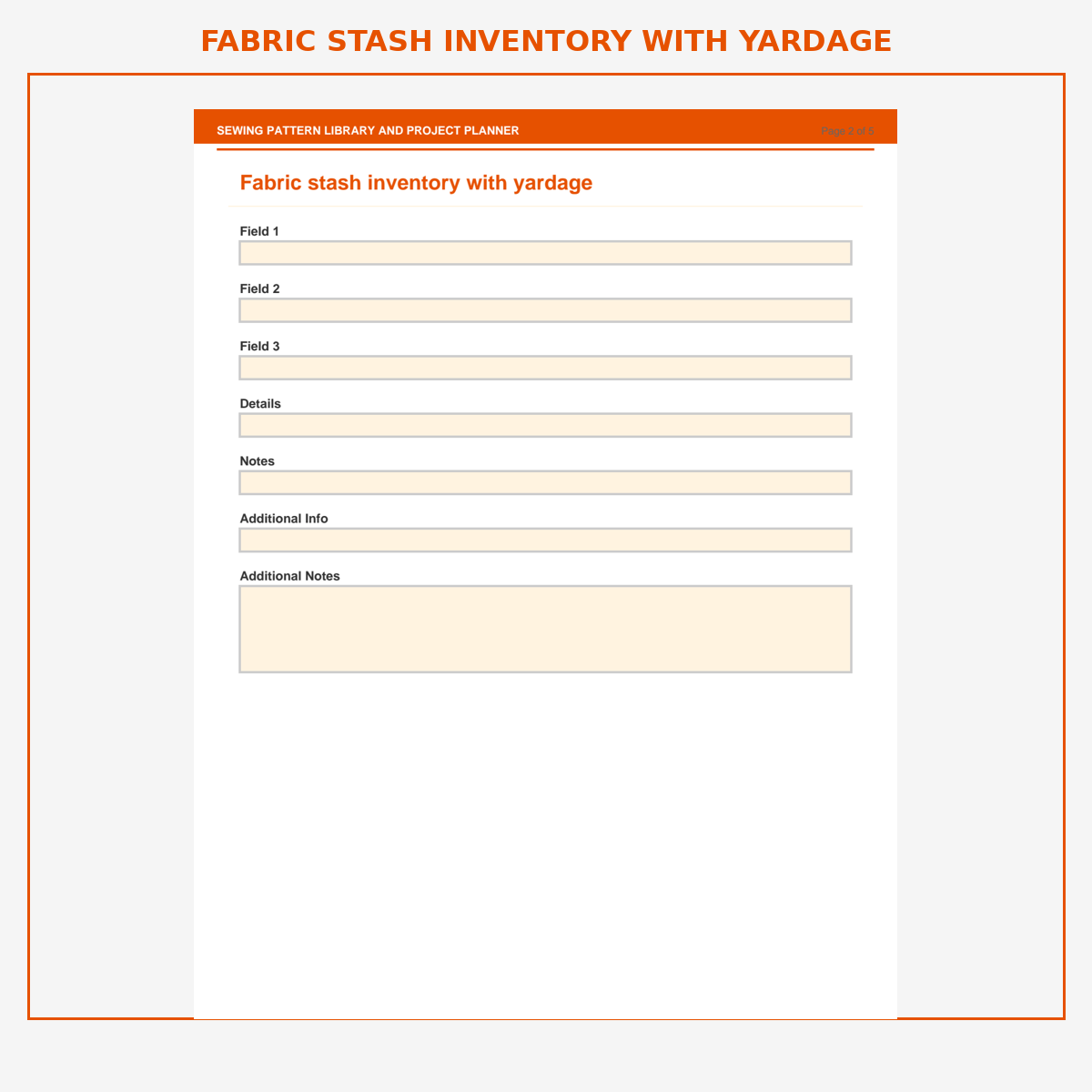 Sewing Pattern Library and Project Planner - Image 3