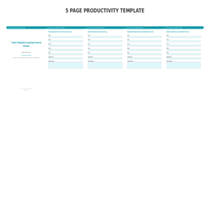 Youth Volleyball Coaching Practice Planner
