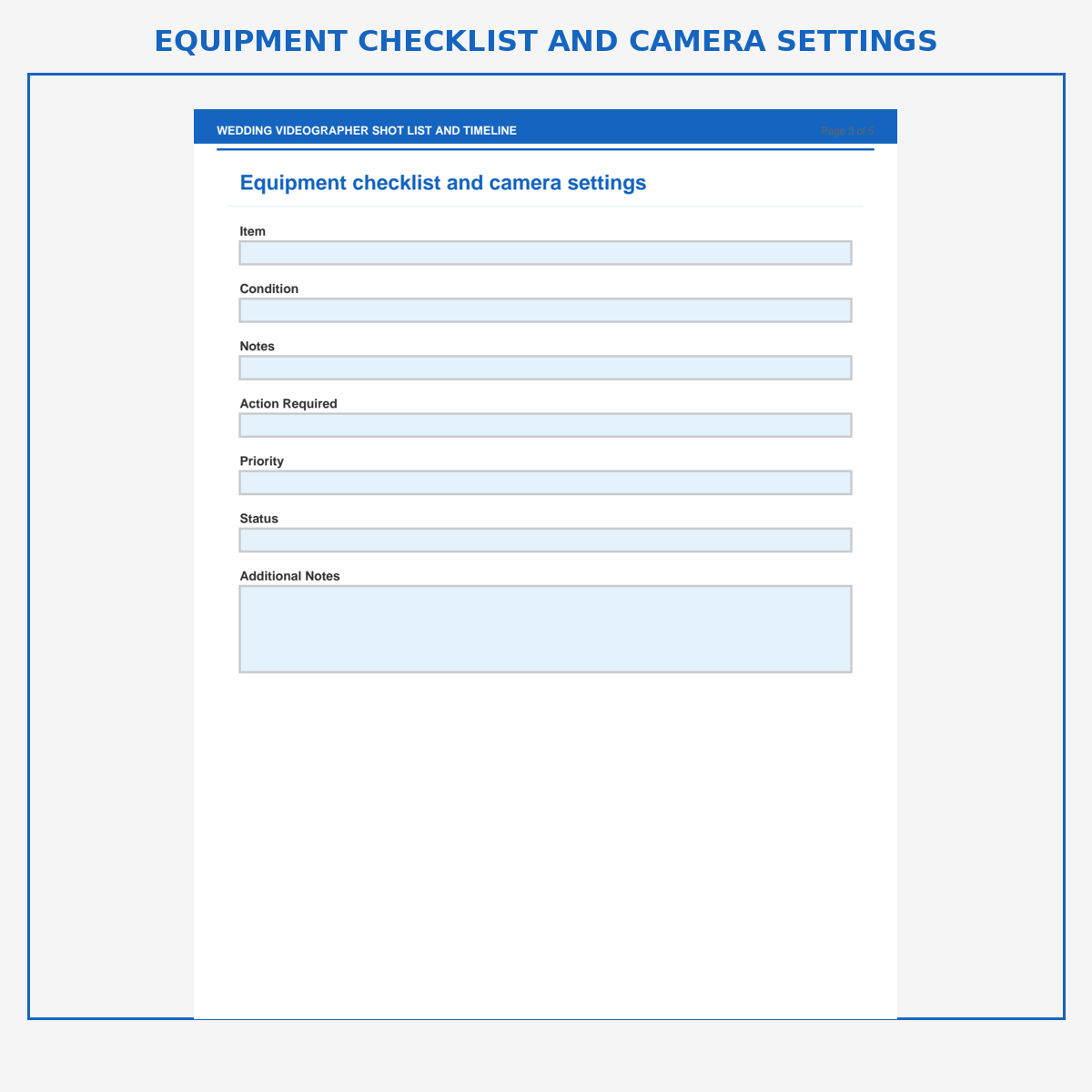 Wedding Videographer Shot List and Timeline - Image 3