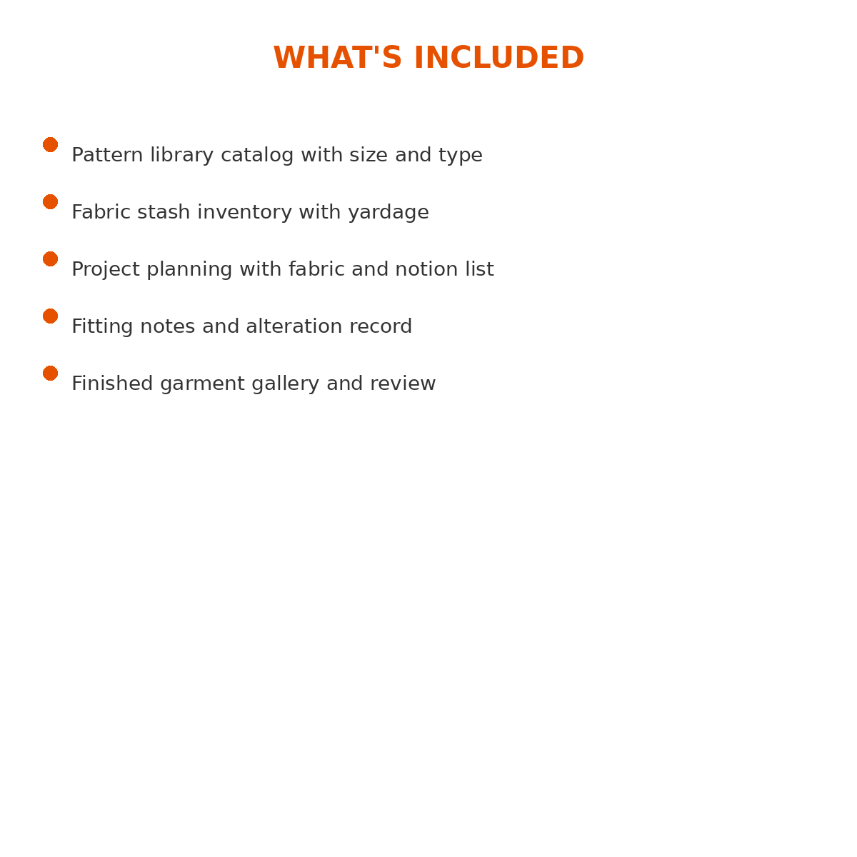 Sewing Pattern Library and Project Planner - Image 5