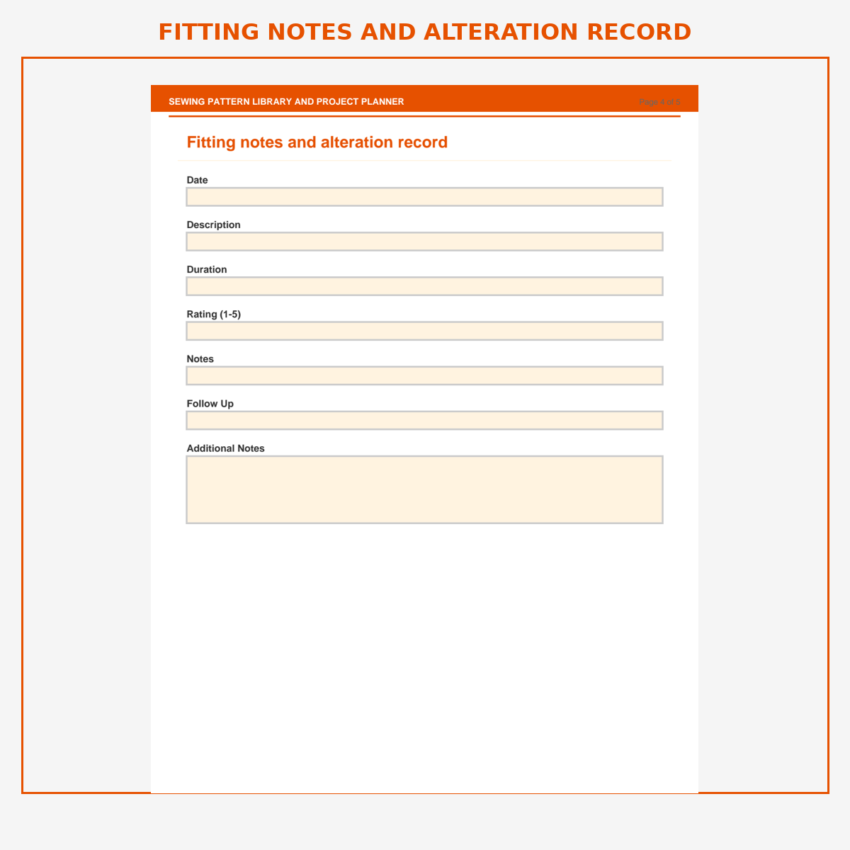 Sewing Pattern Library and Project Planner - Image 6