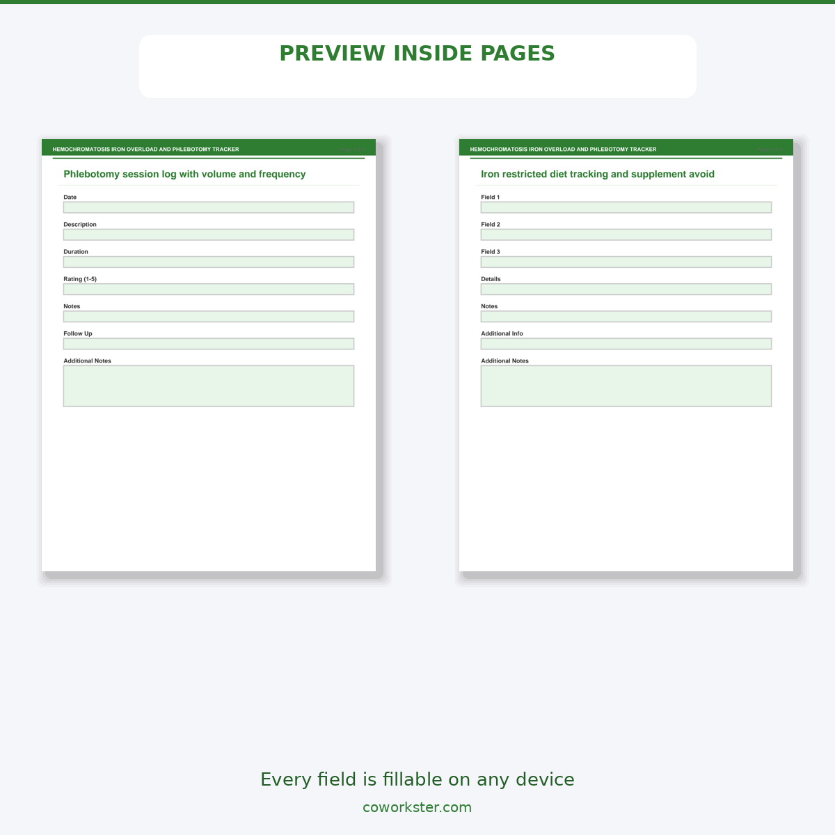 Hemochromatosis Iron Overload and Phlebotomy Tracker - Image 5
