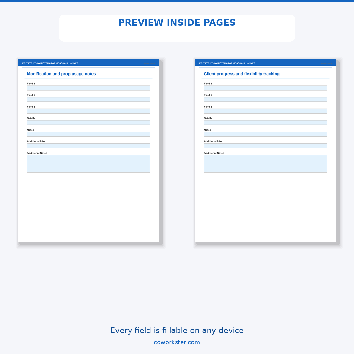 Private Yoga Instructor Session Planner - Image 6