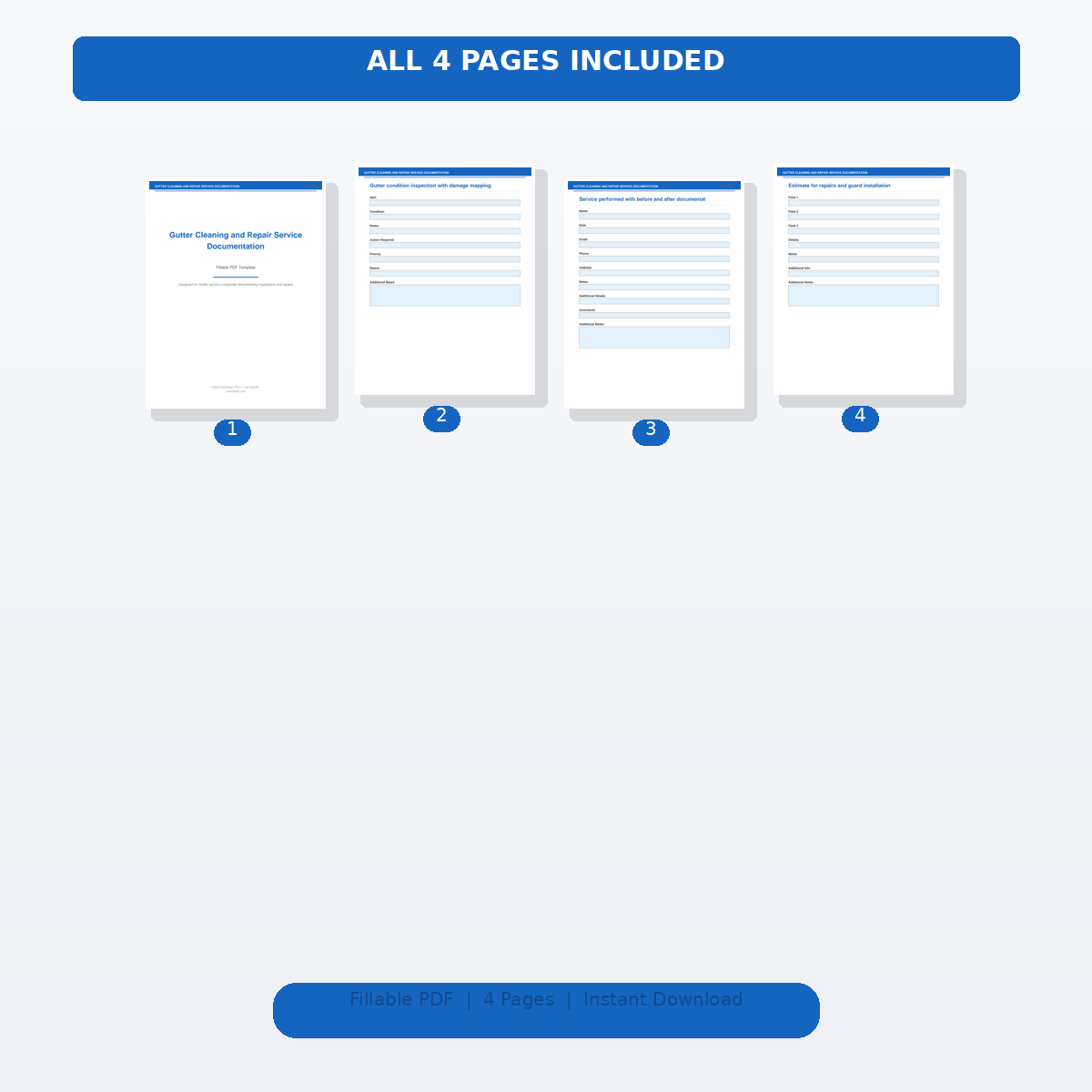 Gutter Cleaning and Repair Service Documentation
