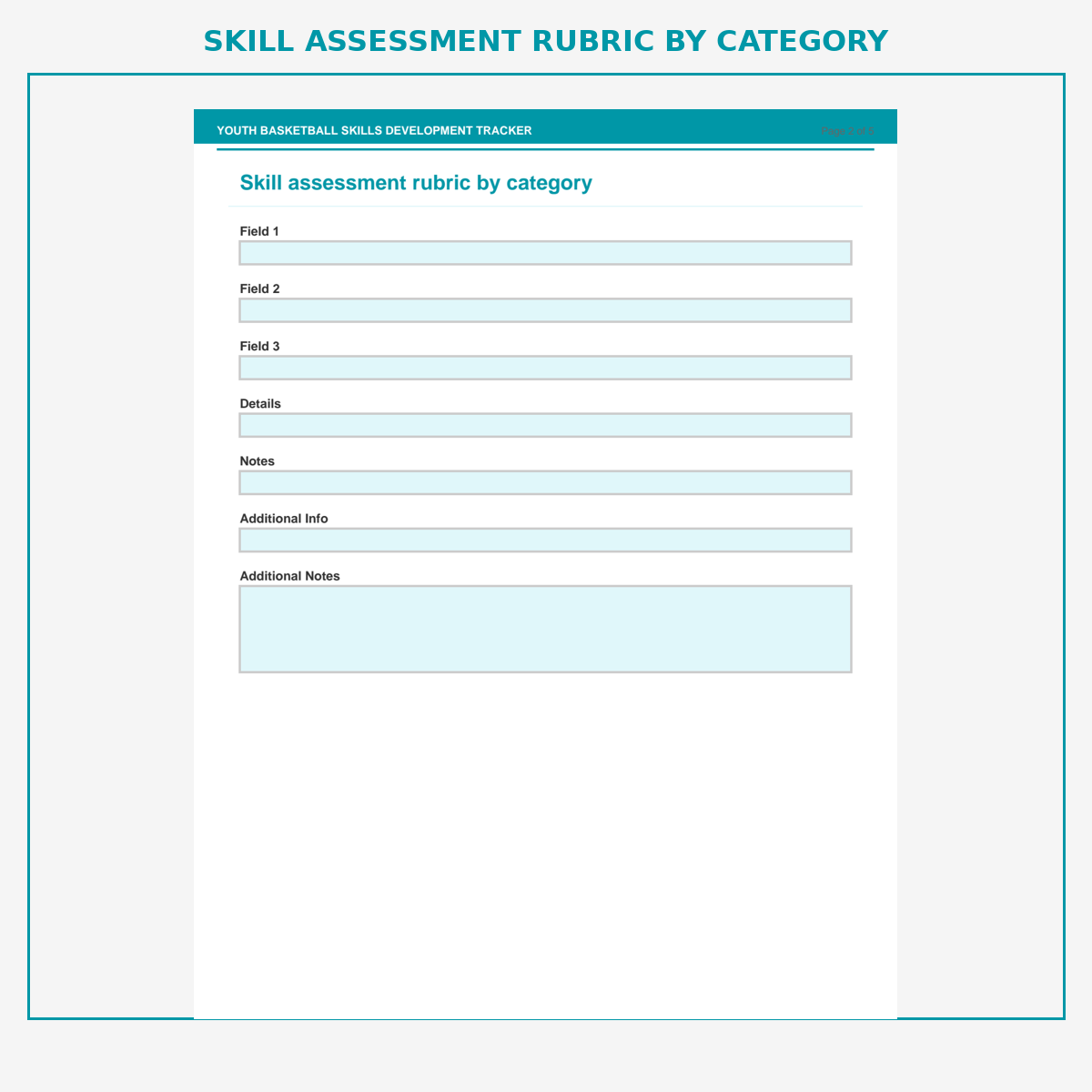 Youth Basketball Skills Development Tracker - Image 2