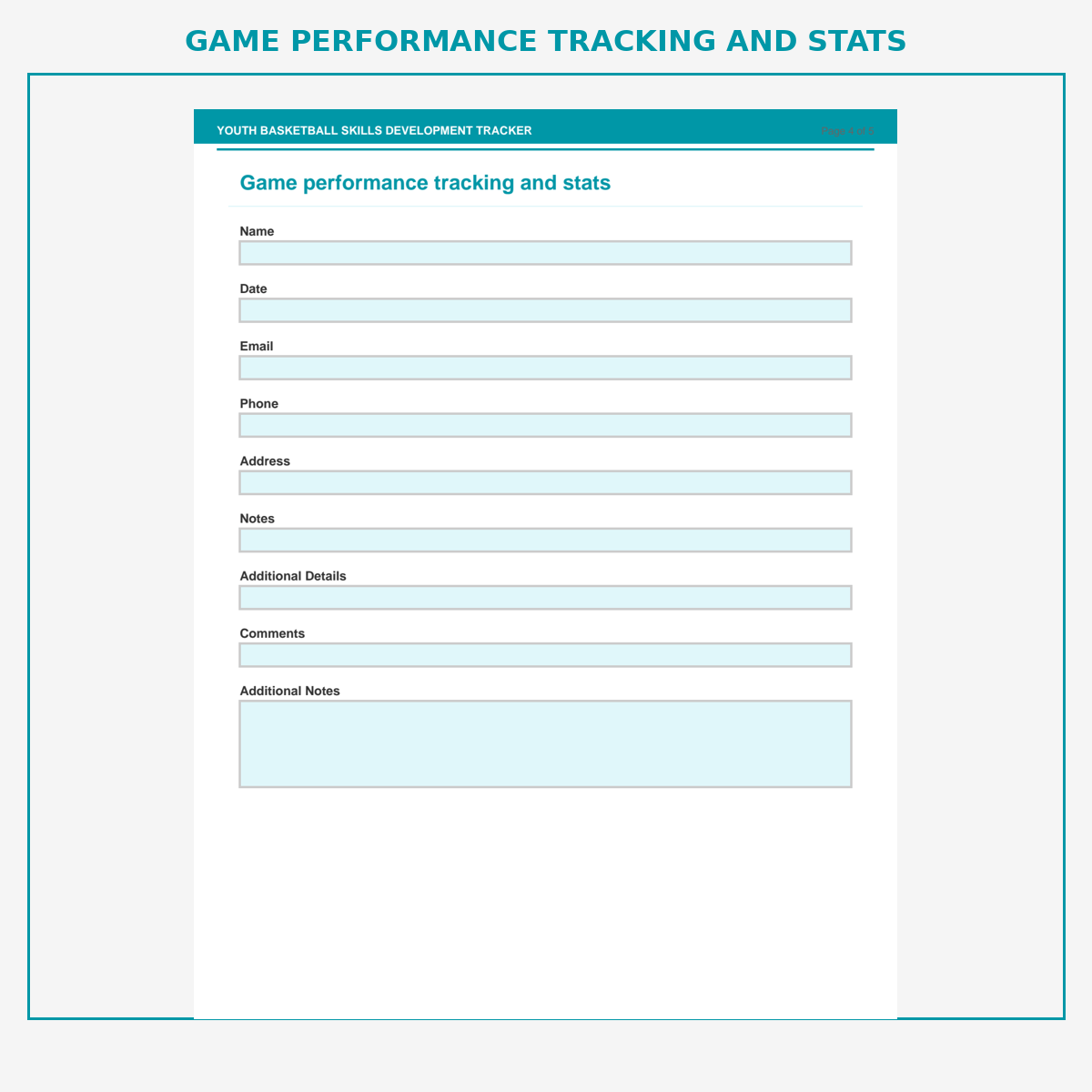Youth Basketball Skills Development Tracker - Image 5