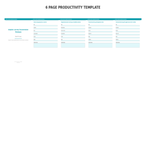 Adoption Journey Documentation Workbook