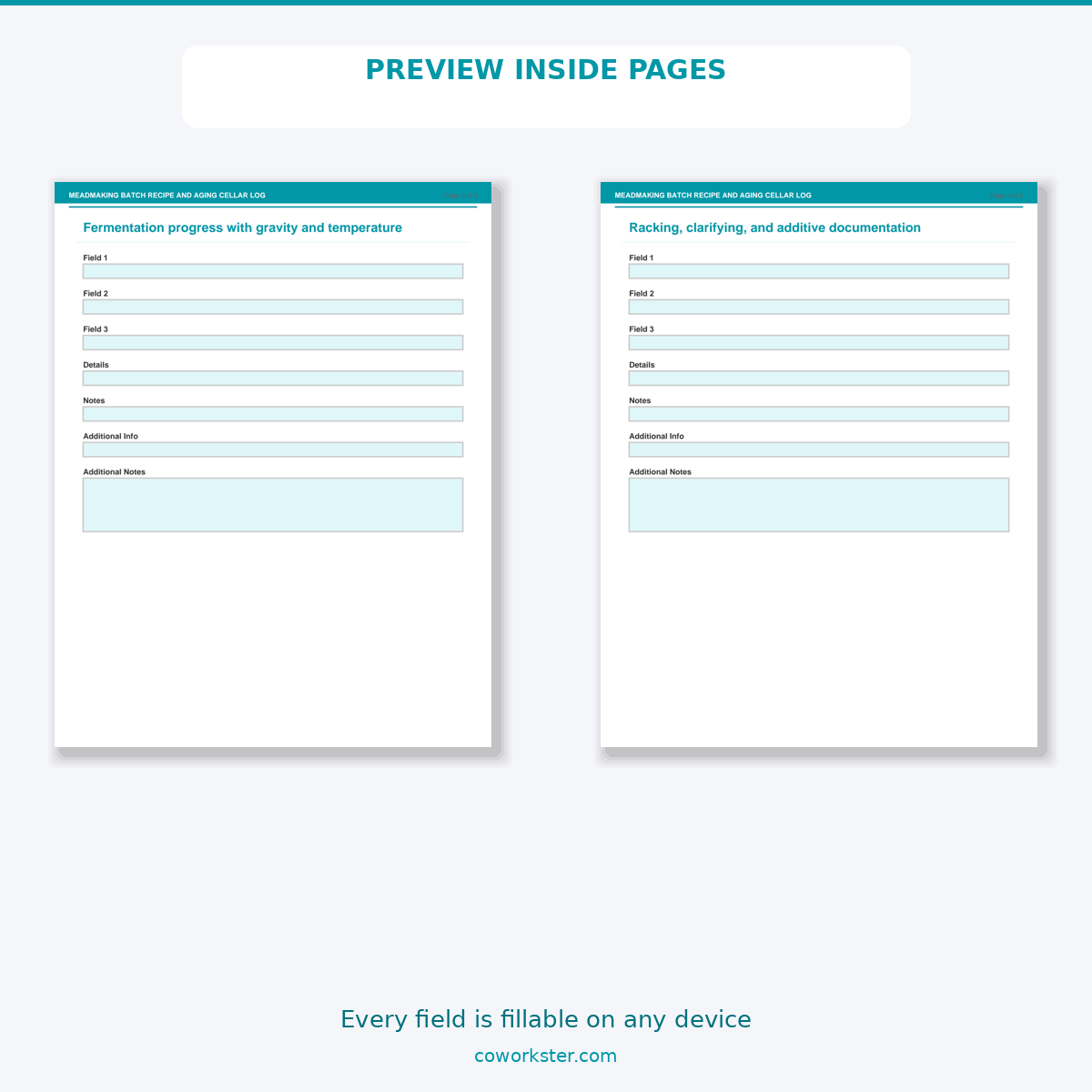 Meadmaking Batch Recipe and Aging Cellar Log - Image 6