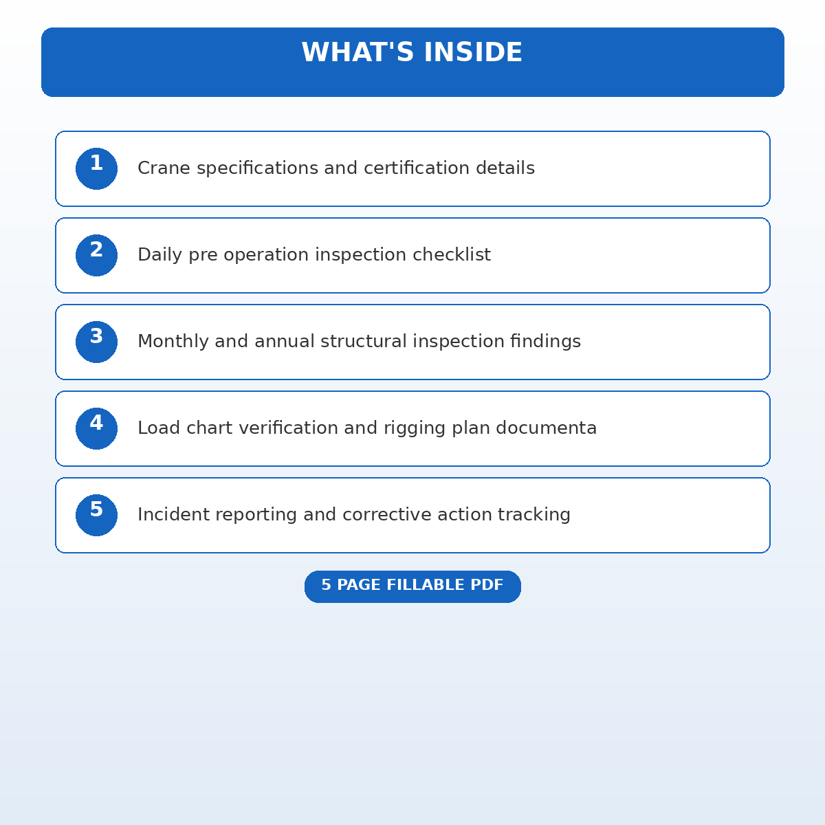 Crane Inspection and Rigging Safety Documentation - Image 5